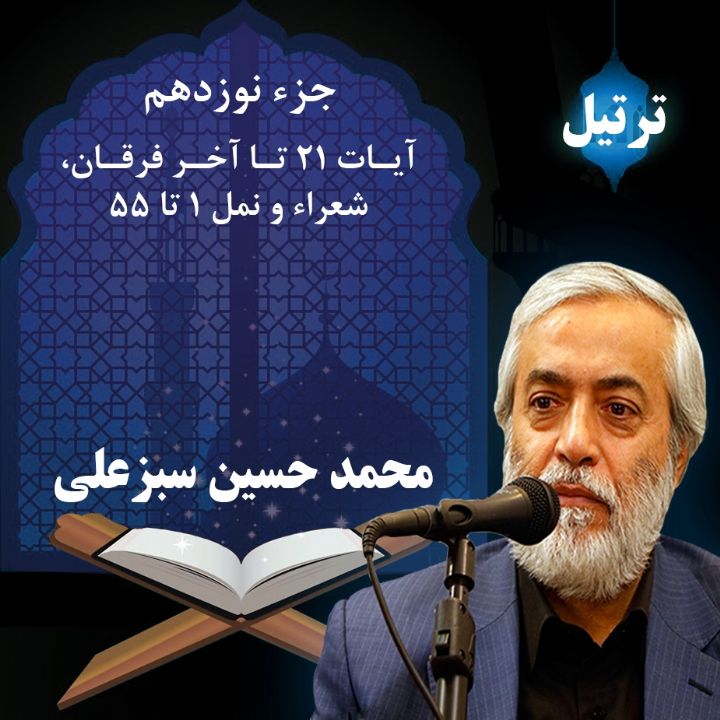 ترتیل محمد حسین سبزعلی - جزء 19