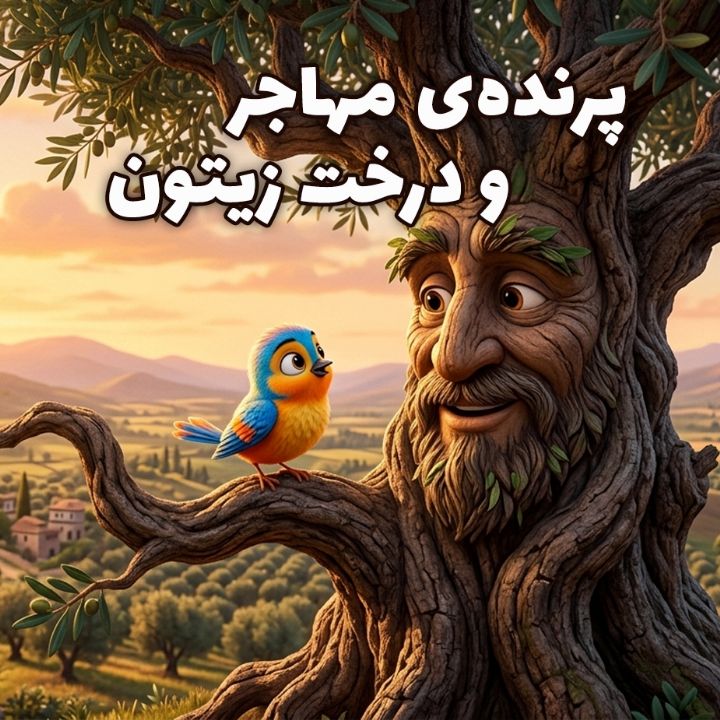 پرنده‌ی مهاجر و درخت زیتون 