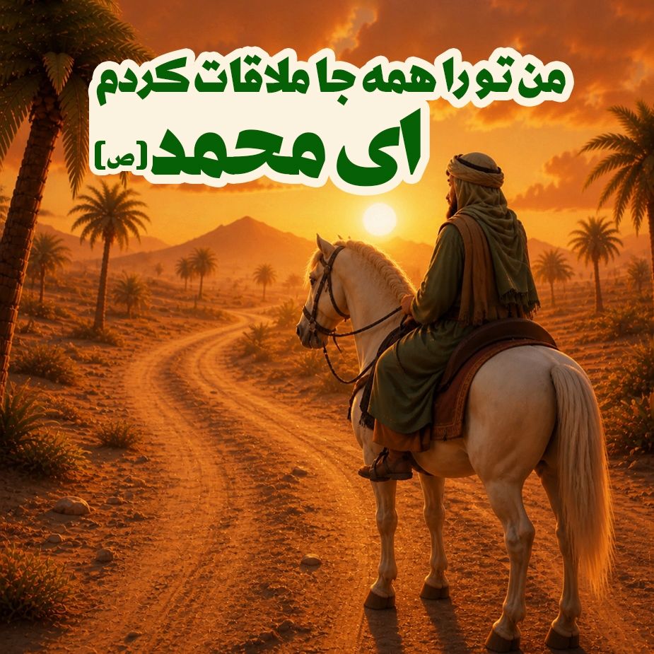 من تو را همه جا ملاقات كردم ای محمد (ص) 